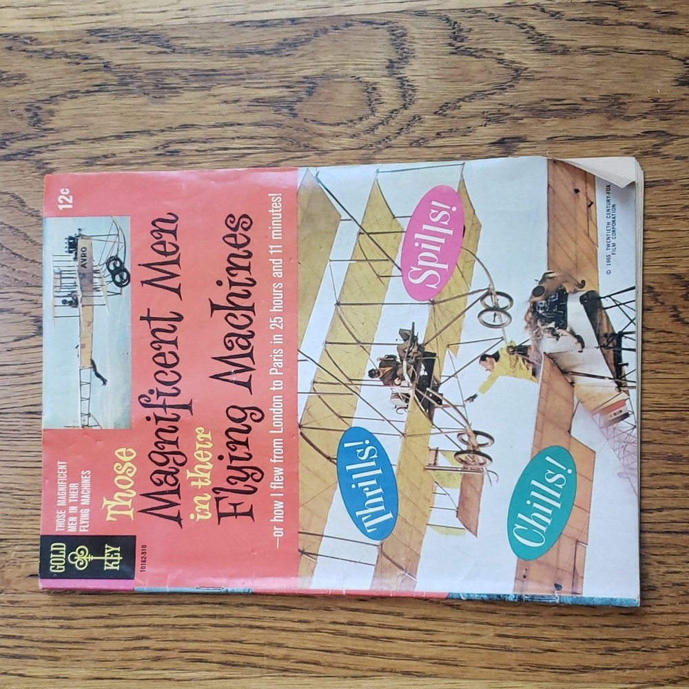 Vintage 60s Those Magnificent Men In Their Flying Machines Gold Key Comics